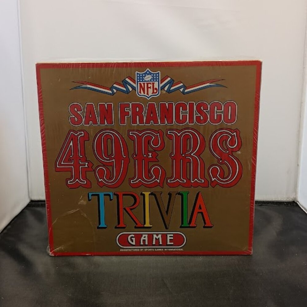 San Francisco 49ers Trivia Game NFL Football Sports - Vintage 1986 Game Unopened
